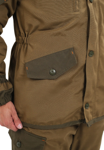 Костюм демисезонный "ГОРКА" куртка/брюки, цвет: св.хаки/т.хаки, ткань: Полибрезент