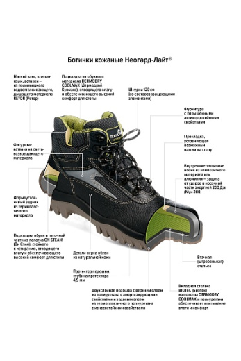 Ботинки женские кожаные Неогард-Лайт®