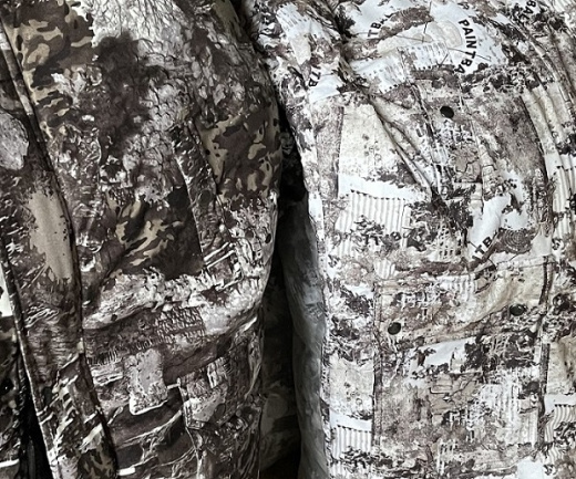 Костюм мужской "Тайга" зимний, куртка/полукомб.,подклад термофольга, тк.мембрана, цв.кмф Paintball