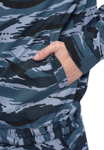 Костюм охранника мужской "Контрол" летний серый вихрь тк. РИП-СТОП