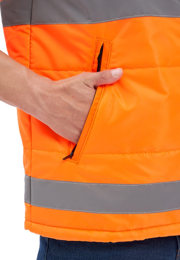 Жилет утепленный "Nordwig-Rapid" ОРАНЖЕВЫЙ с СОП