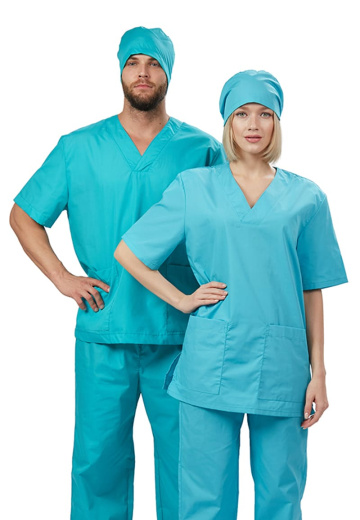 Костюм Хирургический (универсальный) бирюзовый