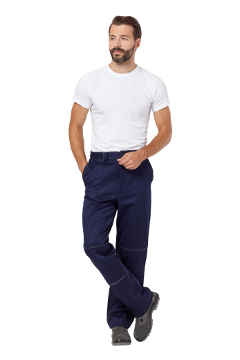Костюм рабочий мужской летний "Акцент 1" цвет темно-синий