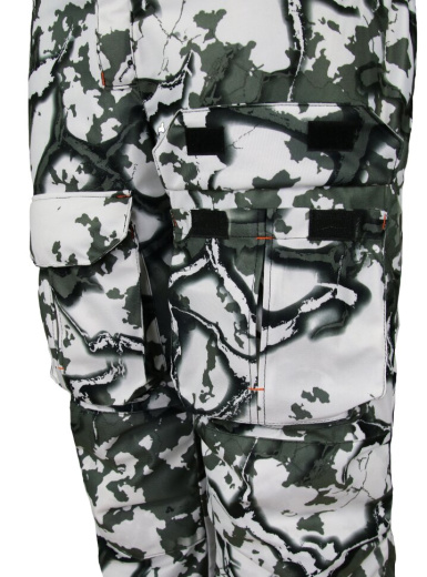 Костюм муж. "Tauren" зимний, куртка/полукомб.,тк./подкл.: ALOVA Рremium/Fleece, кмф "Лабиринт" К-471