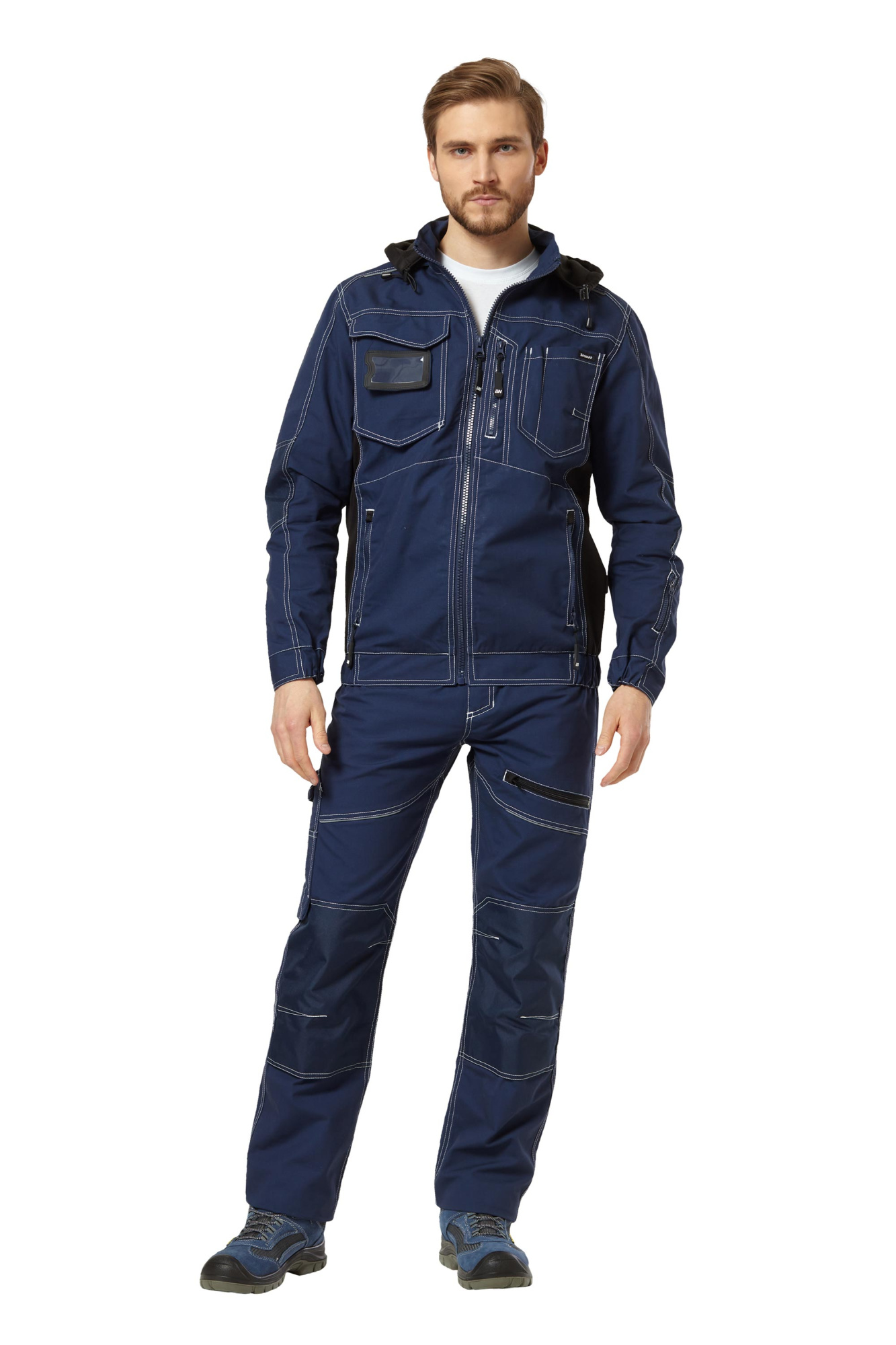 Куртка рабочая мужская летняя "Smart" цвет т.синий