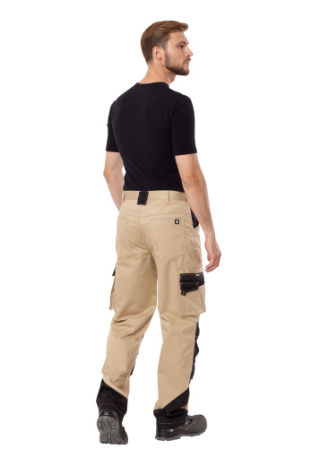 Брюки рабочие мужские летние "Velar" цвет бежевый/черный