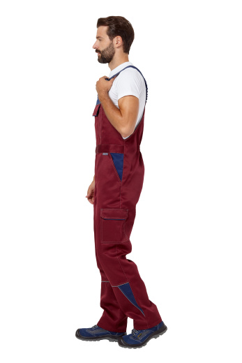 Костюм рабочий мужской летний "Страйк 2" цвет бордовый/темно-синий