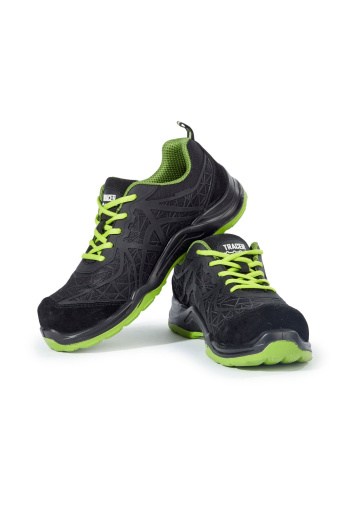 Полуботинки рабочие летние/демисезонные "Трейсер-Неон" с КП цвет черный