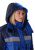 Костюм ЖЕНСКИЙ зимний "ЗИМНИК" куртка/полукомб. цвет: василек/т.синий