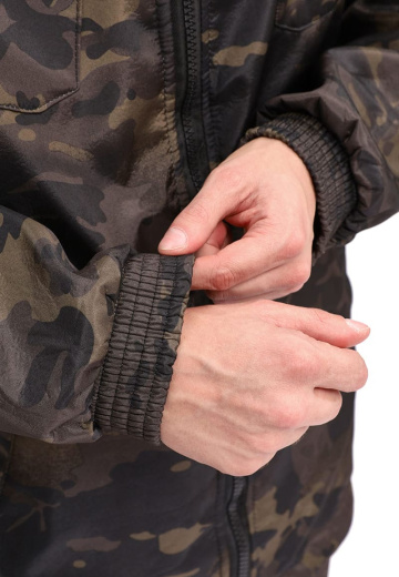 Костюм "РОВЕР" куртка/брюки, цвет: кмф "Мультикам черный", ткань: Полофлис