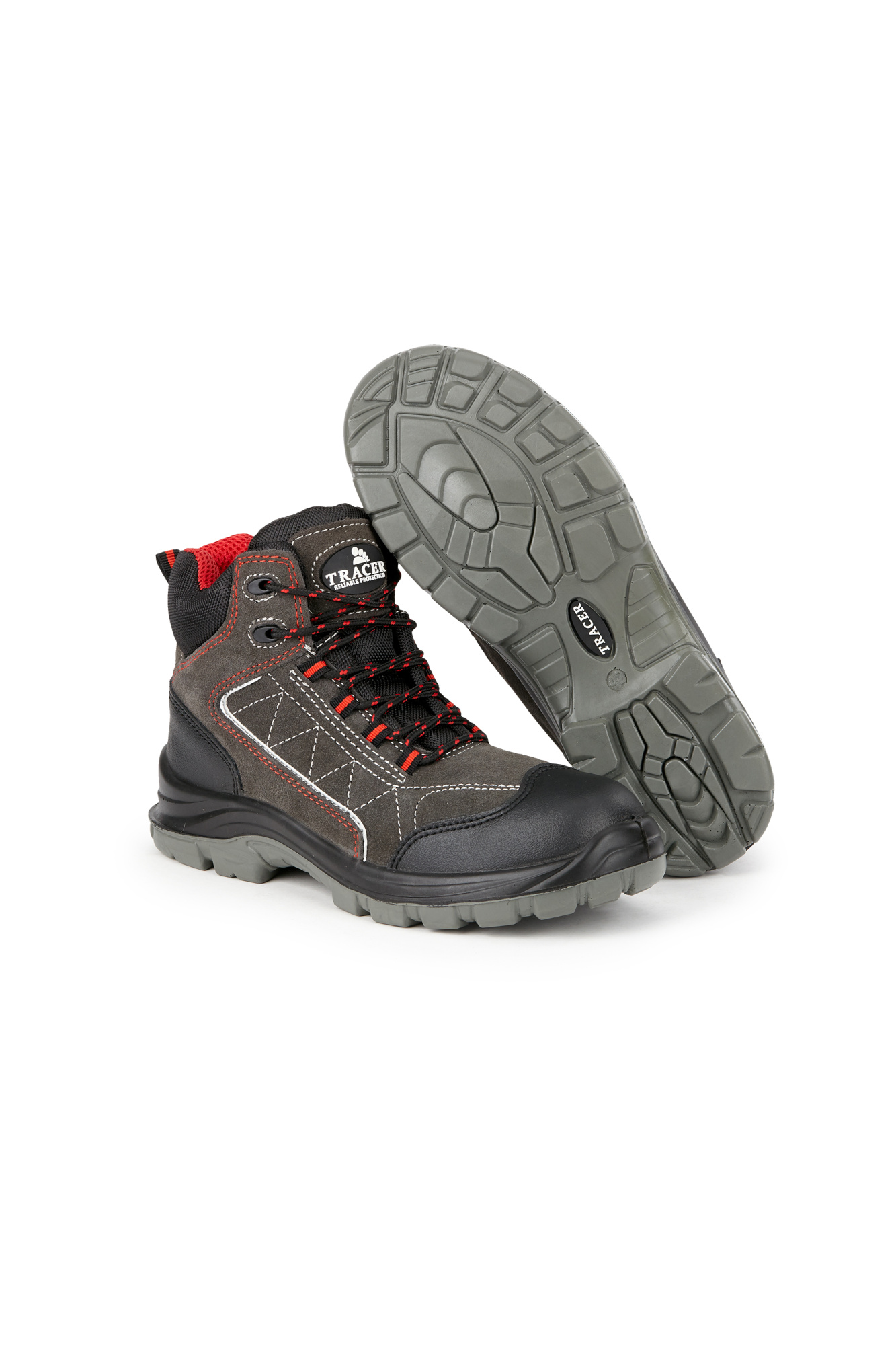 Ботинки рабочие летние/демисезонные "Трейсер-Актив" цвет серый