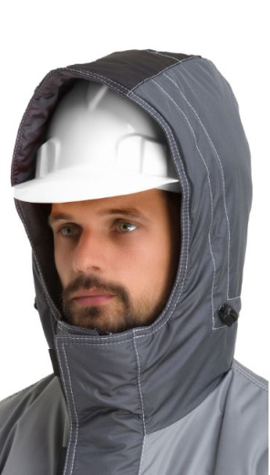 Куртка "Город" утепленная (т.сер/черн/св.сер)