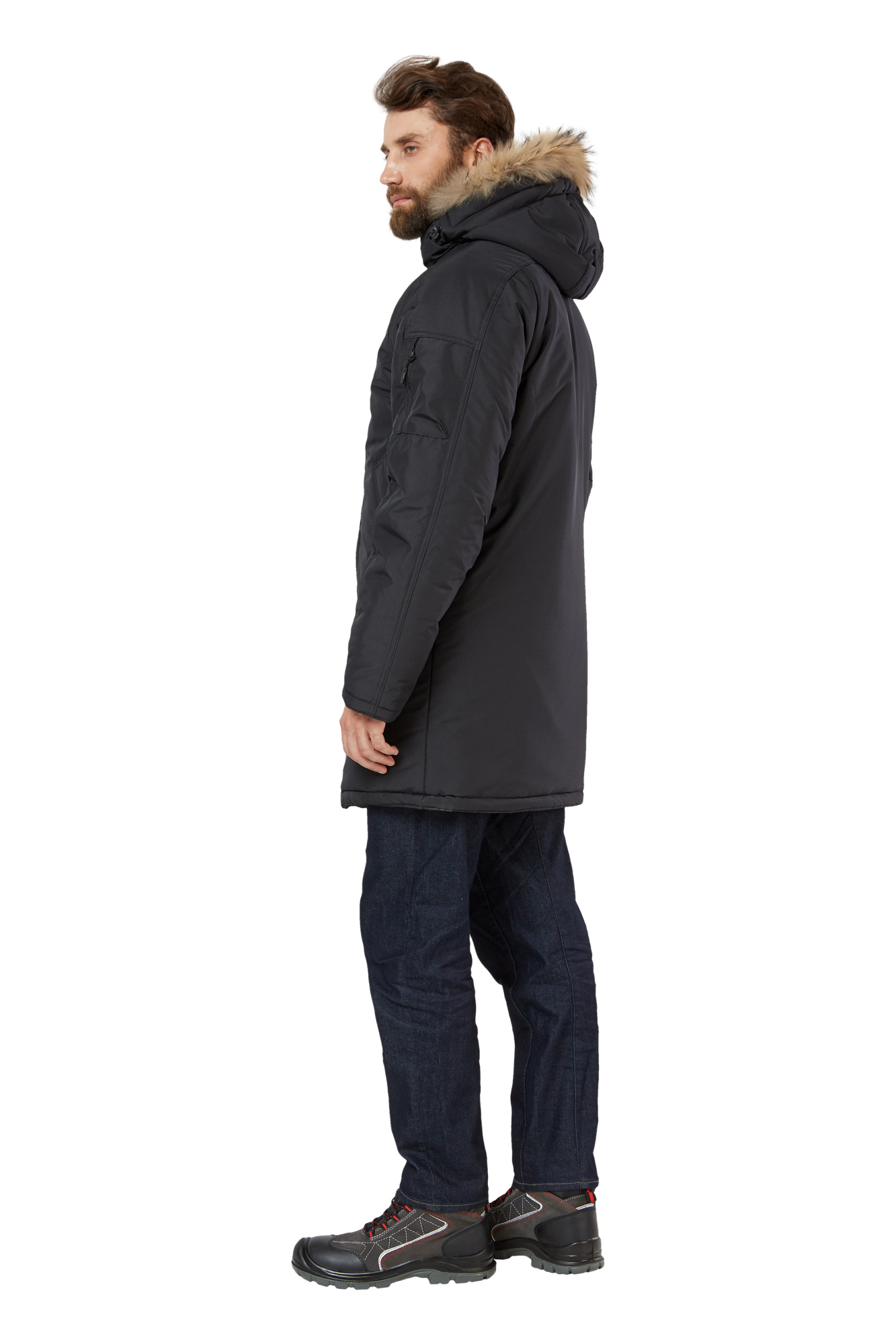 Куртка мужская зимняя "Аляска" цвет черный  