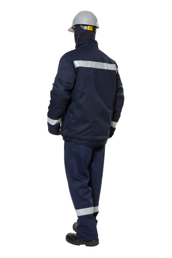 Костюм защитный от электродуги летний/демисезонный "СП09-ДVII" цвет оранжевый/темно-синий