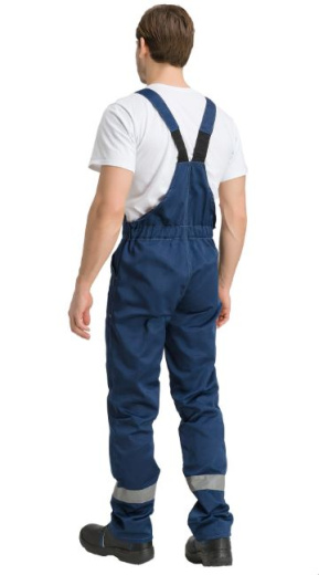 Костюм "Чикаго" с полукомбинезоном (т.синий/василек)