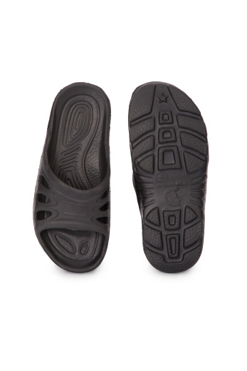 Тапочки ЭВА пляжные цвет черный
