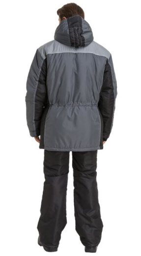 Куртка "Город" утепленная (т.сер/черн/св.сер)