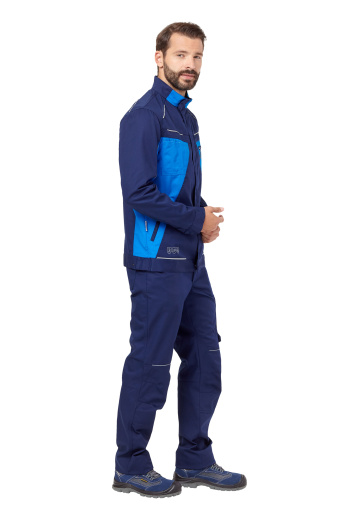 Куртка рабочая мужская летняя "Shelby" цвет темно-синий