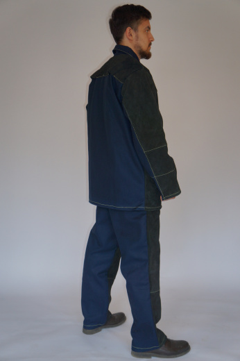 Костюм сварщика комбинированный тк. Термотекс и спилок. Тр — 2, 3-й класс защиты, ТС-24 (Термотекс)