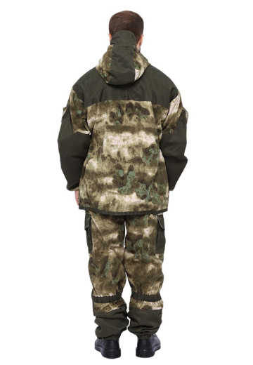 Костюм демисезонный "ГОРКА" куртка/брюки, цвет: кмф "Облака зеленый ", ткань: Твил рип-стоп/Грета