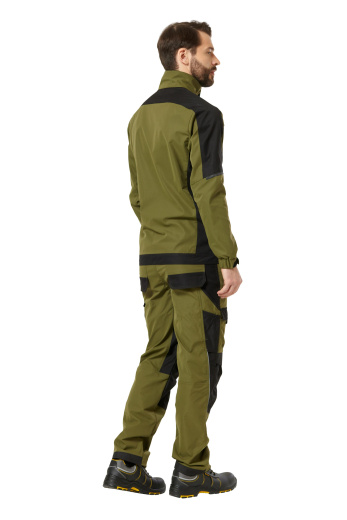 Куртка рабочая мужская летняя "Forest" цвет хаки/черный