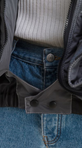 Куртка "Город" утепленная (т.сер/черн/красн)